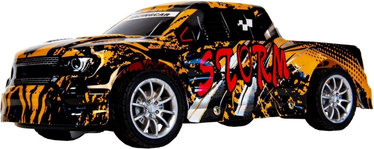 Tālvadības sacīkšu auto Storm oranžs – 1 gab.
