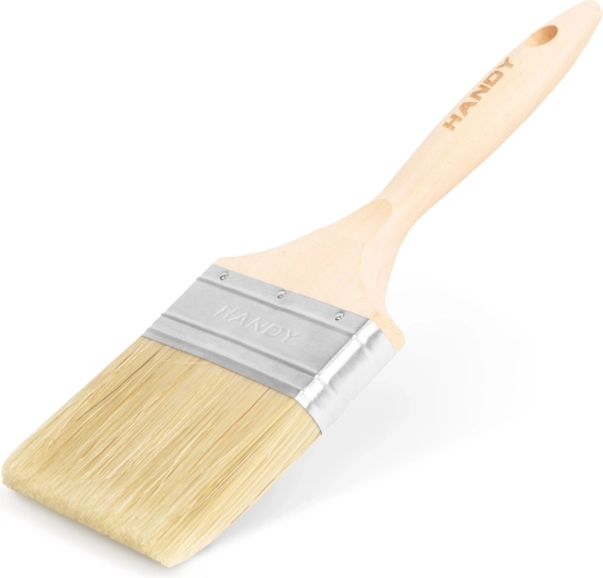 Flat paint brush with wooden handle 100 mm