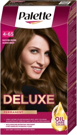 Palette Deluxe permanent hair color 4-65 Dazzling Brown 50 ml