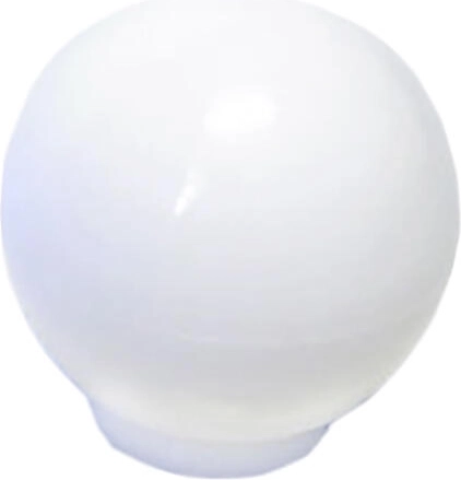 White plastic furniture knob Rotan 30 mm