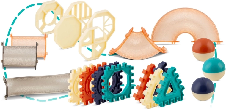 110 pieces for 2D and 3D builds