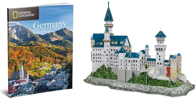 CUBICFUN 3D puzle National Geographic: Noišvānšteina, 121 detaļa