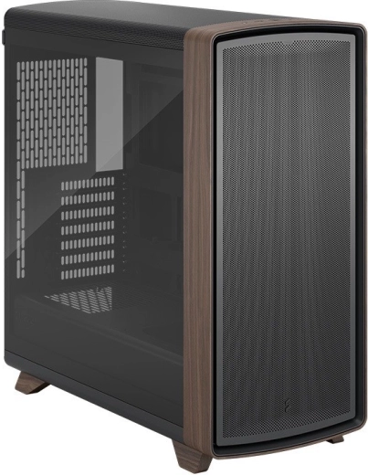 Summit computer case black TG light tint