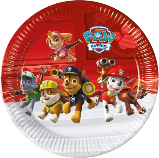 Papīra šķīvji PAW PATROL 20 cm, 6 gab.