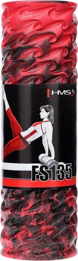 Masāžas putu rullis HMS FS135 45 cm sarkans