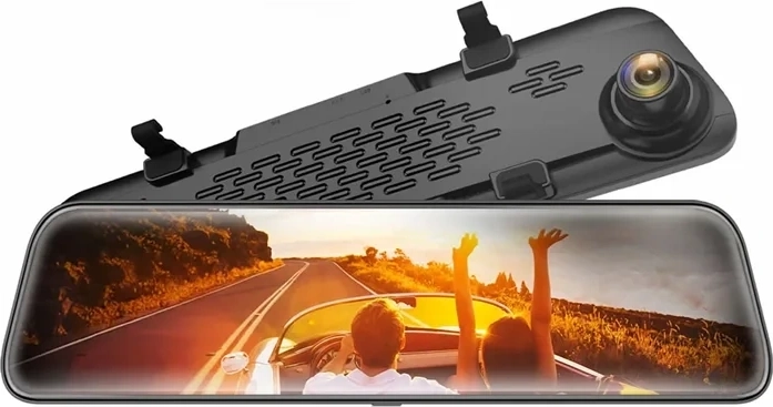 Automašīnas kamera atpakaļskata spoguļa formā WOLFBOX G840S 4K ar GPS un 32 GB karti