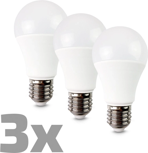 Solight LED spuldze E27 10 W 3000 K 900 lm (3 gab. iepakojumā)
