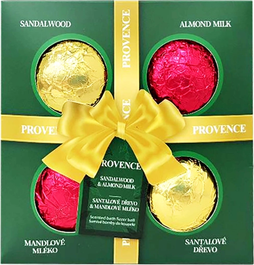 Šņācošās vannas bumbas Provence 4 gab.