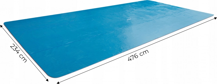 Precīza forma un izmēri karkasa baseiniem 488 × 244 cm