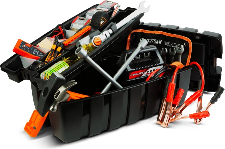 Space for tools and accessories