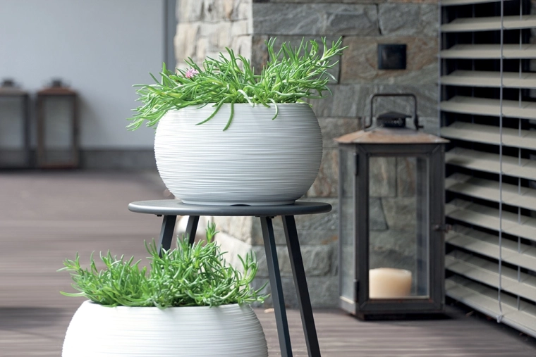 Modern ribbed design for indoors and outdoors