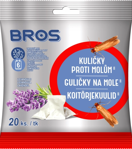 Bros lavender anti-moth balls 20 pcs