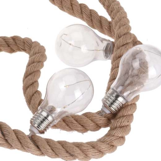 Silta gaisma: 30 LED 10 caurspīdīgās spuldzītēs