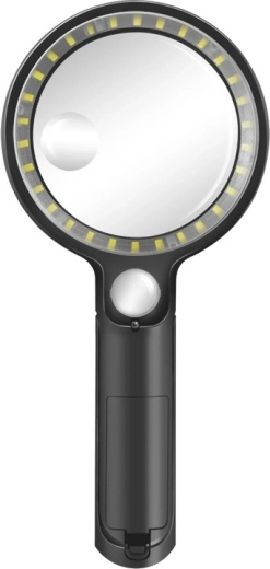 Rokas lupa ar LED apgaismojumu 5x/13x/20x