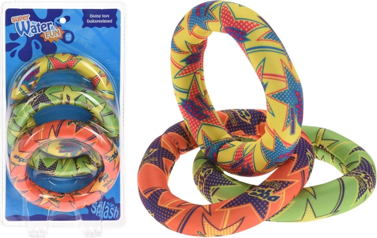 Water neoprene rings 13 cm, set of 3 pcs