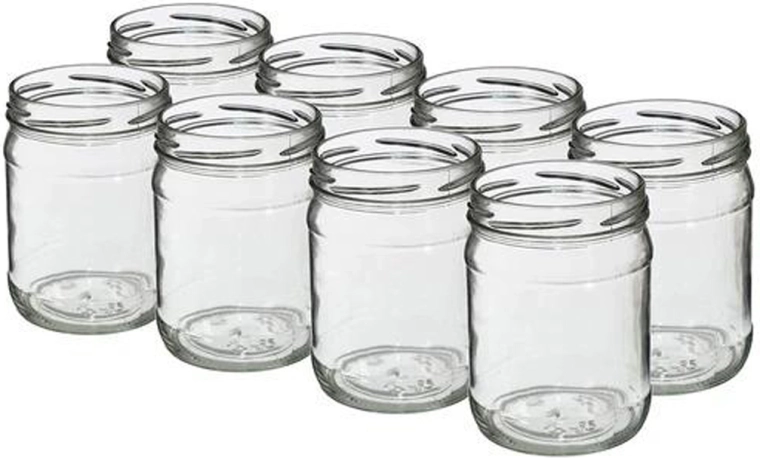 Twist konservēšanas burku komplekts 500 ml bez vāciņiem, 8 gab.