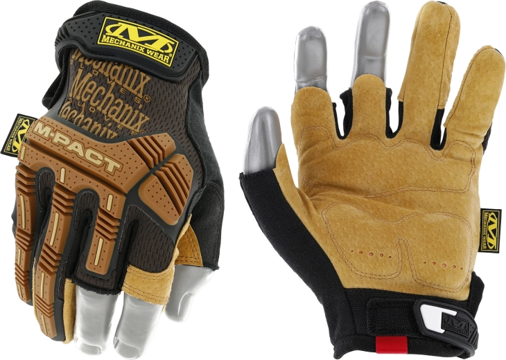 Leather Work Gloves Mechanix Durahide M-Pact Framer, size S/8