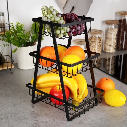 Open baskets for better air circulation