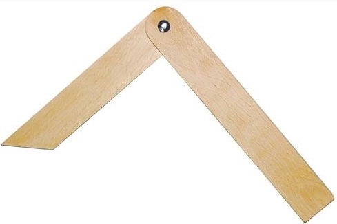Wooden bevel gauge 270 mm made of beech wood