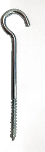 Lustras āķis 100 × 4,5 mm, cinkots, iepakojums 150 gab.