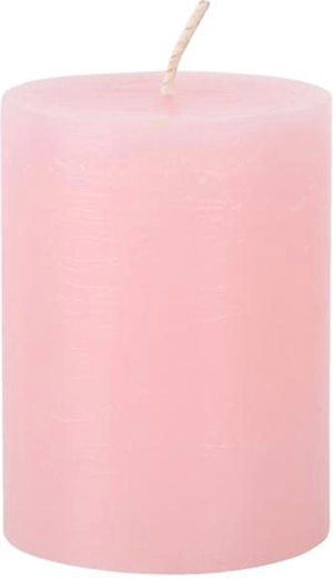 Rustic Candle Provence 10 cm – pink
