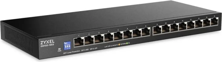 Zyxel GS1100 Switchable nevadāms gigabita slēdzis 16 porti
