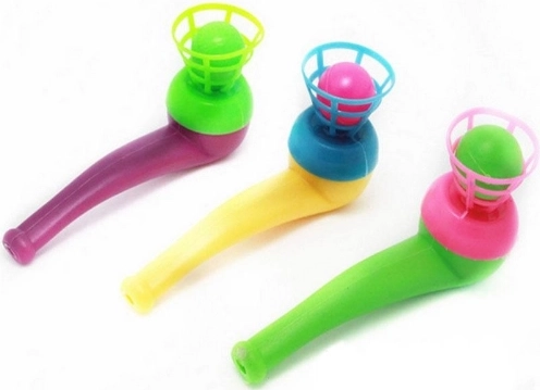 Breathing blower with ball, assorted colors - 1 piece