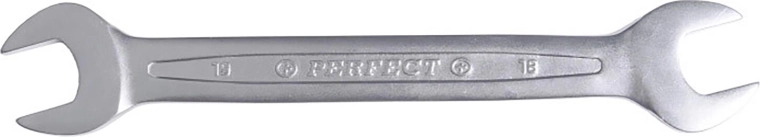 Stalco double-ended wrench 24–27 mm, polished