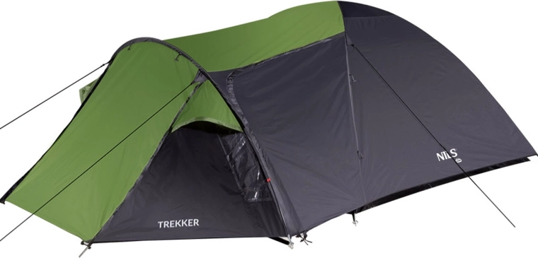 Tūristu telts NILS Camp Trekker zaļa (4 personām)