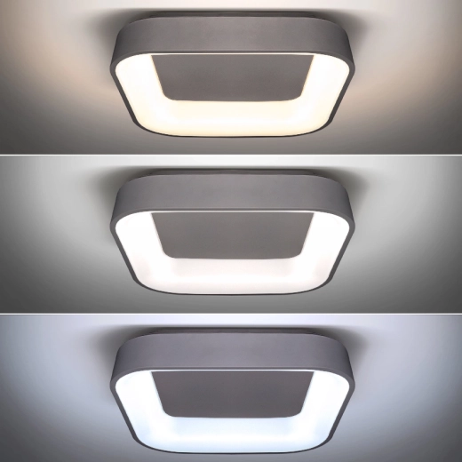Stepless dimming and adjustable colour temperature from 3000–6500 K