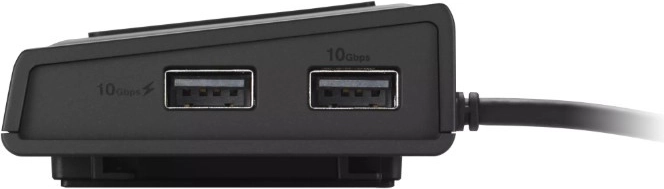 Fast data transfer and power up to 100 W