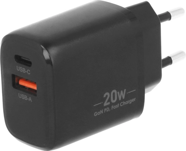 20 W un Power Delivery 3.0 ātrai uzlādei