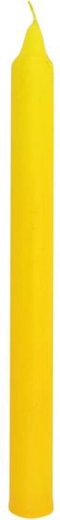 Galda svece Provence Bistro dzeltena 24 cm