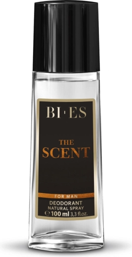 Vīriešu dezodorants stikla flakonā BI-ES The Scent 100 ml