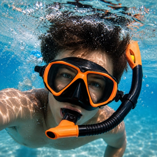 Snorkelis ar Dry Top sistēmu