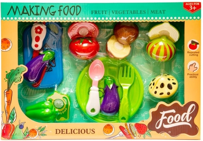 Vegetable cutting set with accessories - 1 piece