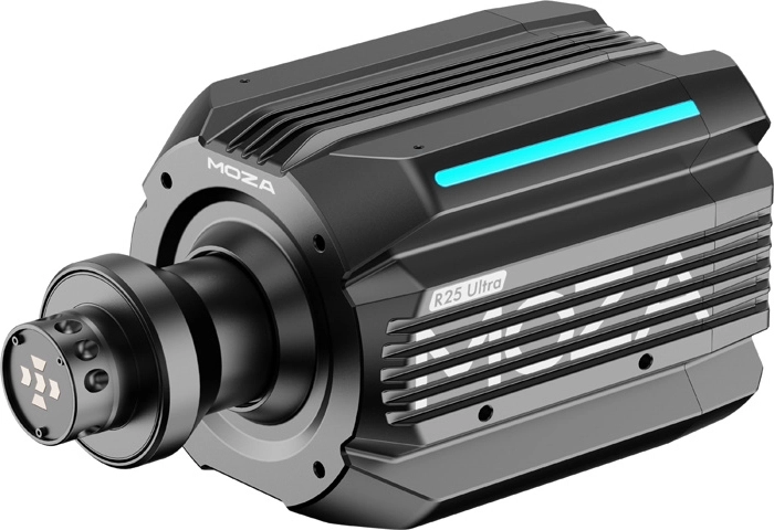 25 Nm direct drive for realistic force feedback