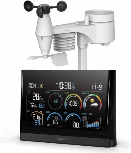 Profesionāla meteoroloģiskā stacija Sencor SWS 11000