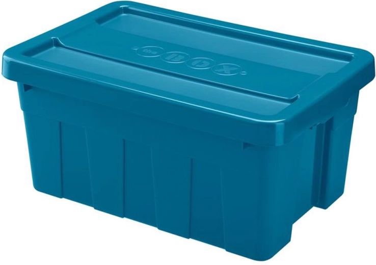 Plastmasas uzglabāšanas kaste ar vāku HEIDRUN 45 l