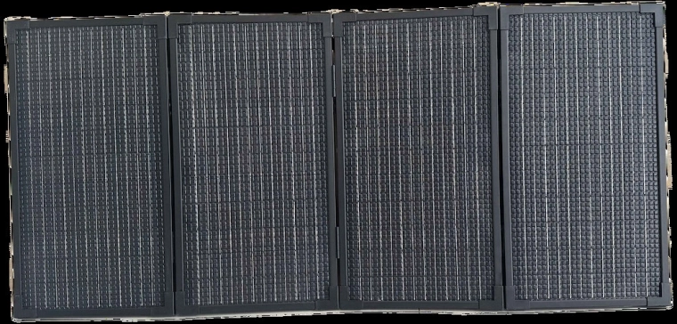 Foldable solar panel for easy carrying