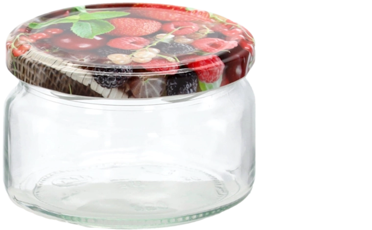 250 ml Jar with Screw Lid, fi 82 - 1 piece