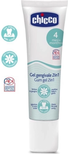 Chicco nomierinošs un attīrošs zobu gels bērniem 30 ml