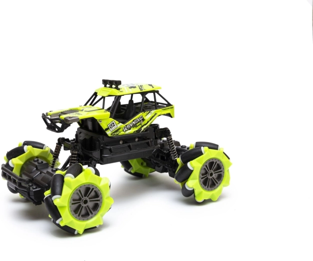 Remote-controlled off-road terrain car with light and sound effects