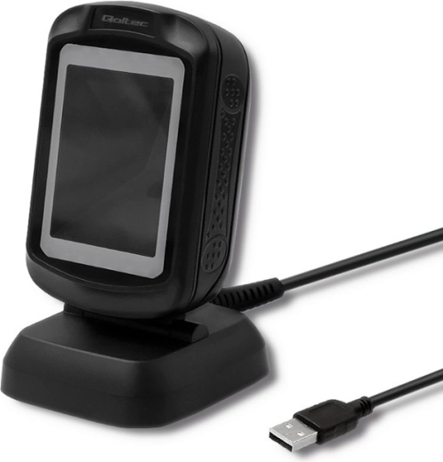 Galda 1D un 2D svītrkodu skeneris ar USB