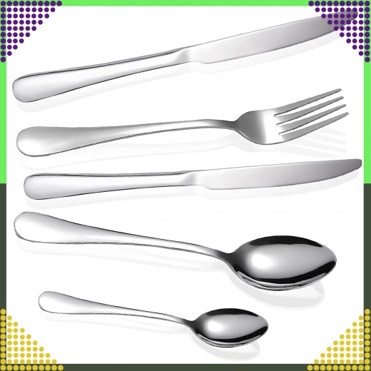 Durable stainless steel with mirror shine