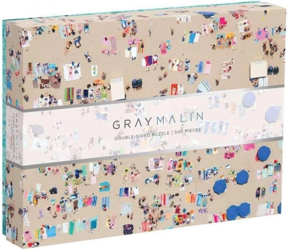 Divpusēja puzle Gray Malin pludmale, 500 gabali