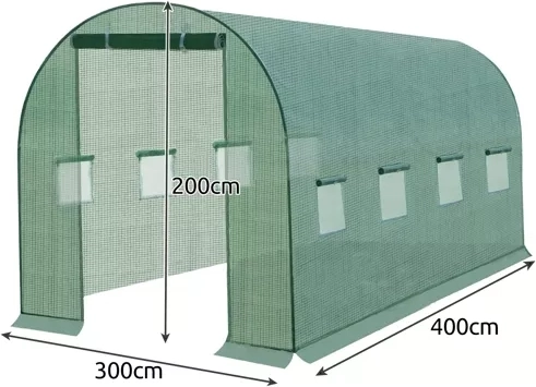 Ideāli piemērots tunelim 4 × 3 × 2 m