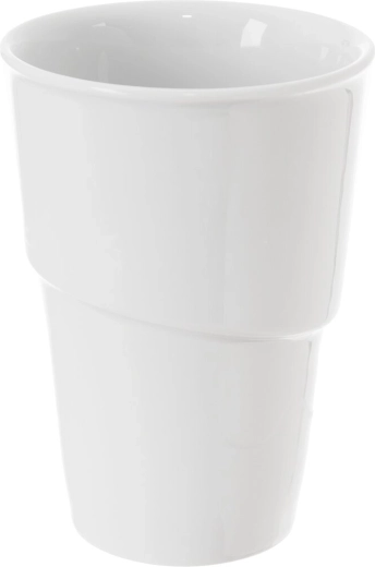 Porcelāna krūze bez roktura 0,35 l