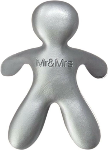 Car fragrance Mr & Mrs Fragrance Cesare Orange & Sandalwood – silver