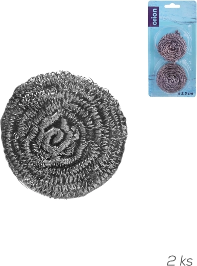 Metal scouring pad 6.5 cm (2 pcs)